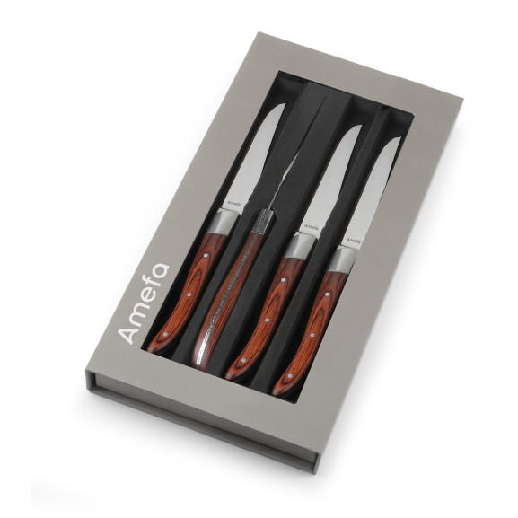 Royal Steak - Coffret 4 couteaux steak Bois