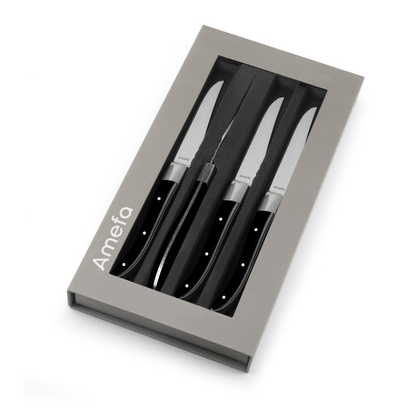 Royal Steak - Coffret 4 couteaux steak Noir