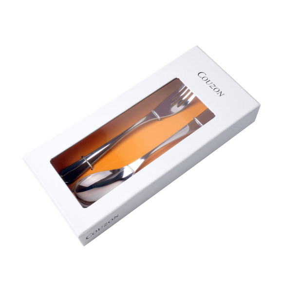 Eole - Fourchette et cuillère de service