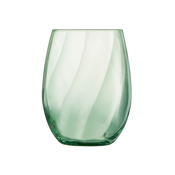 Arpège color - 6 gobelets forme haute 35cl Green