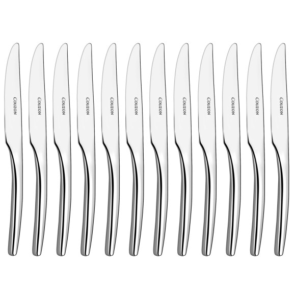 Steel - 12 couteaux de table
