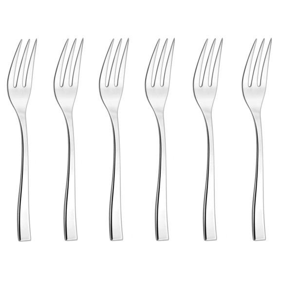 Steel - 6 fourchettes service