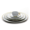 Corail Or - Coffret 6 assiettes creuses