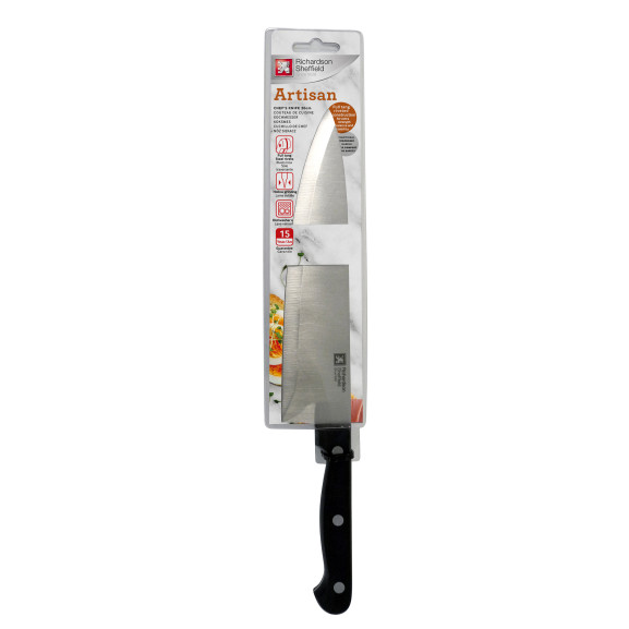 Artisan - Couteau de chef sur carte