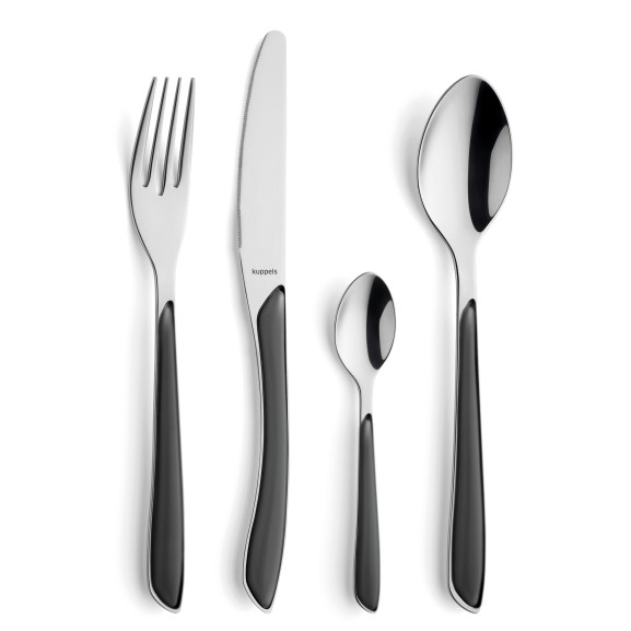 Prisma Gris - 12 cuillères de table