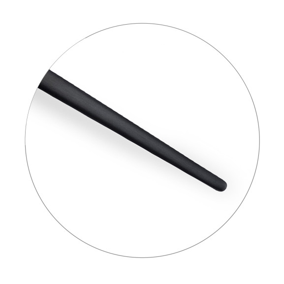 Soprano PVD Noir - 12 cuillères de table