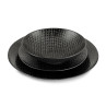 Tweed Noir - Service 18 pièces