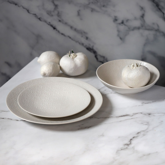White Japan - Coffret 6 assiettes salade et pâtes