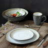 Shadow Nacre - Coffret 6 assiettes creuses gourmet