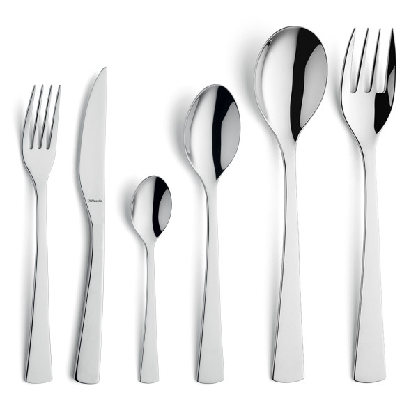 Livia - Ménagère 50 pièces avec service salade
