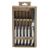 Rustic - Coffret 6 couteaux steak Perle