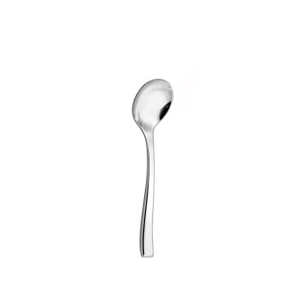 Steel - 12 cuillères à soupe rondes