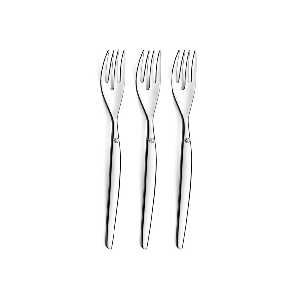 Jet - 6 lots de 3 fourchettes à gâteaux