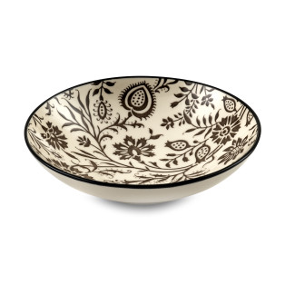 Mumbai Gris - 6 assiettes creuses