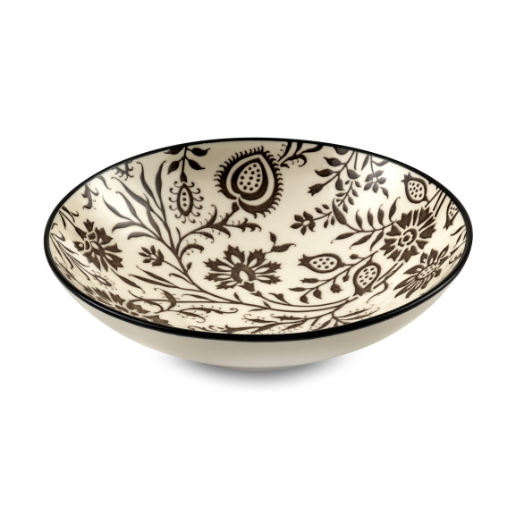 Mumbai Gris - 6 assiettes creuses