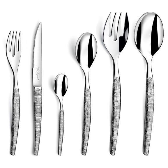 Jet Textil - Ménagère 50 pièces avec couteaux steak