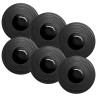Escale Noir - Coffret 6 assiettes à pâtes
