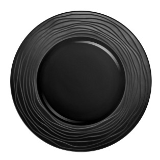 Escale Noir - Coffret 6 assiettes de présentation