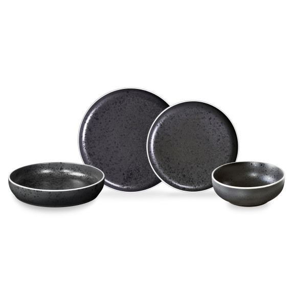 Aster Granit - Coffret 6 assiettes gourmet