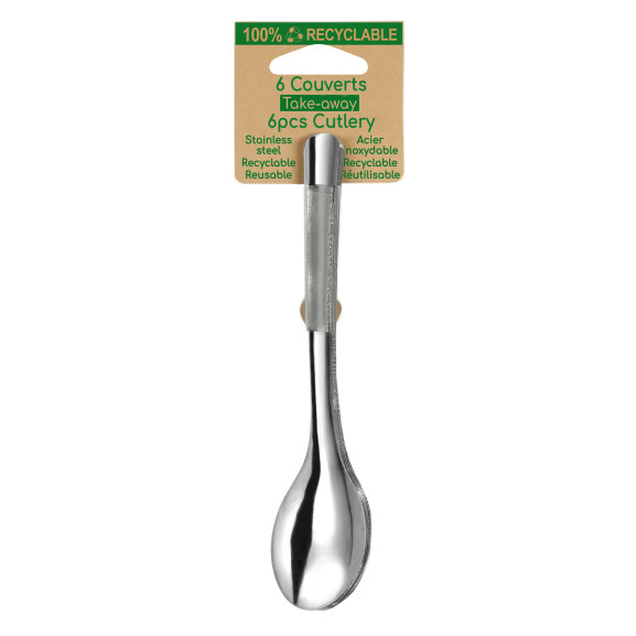 Slim2 - 12 lots de 6 cuillères sur carte