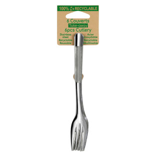 Slim2 - 12 lots de 6 fourchettes sur carte