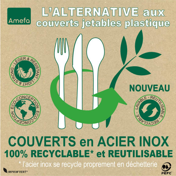 Slim2 - 12 lots de 6 petites cuillères café/moka sur carte