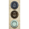 Tara Bronze - 6 assiettes plates