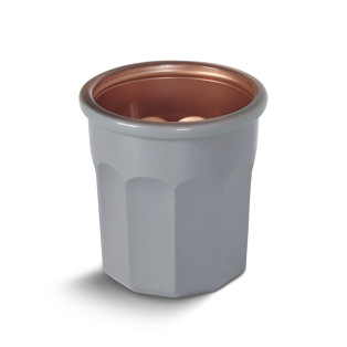Carnaval - 12 gobelets 9 cl gris