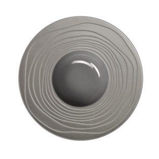 Aventure Gris - 6 assiettes à pâtes 28cm