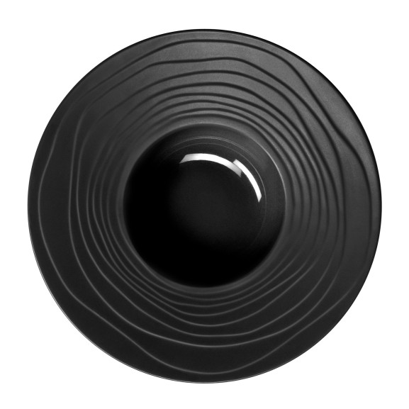 Aventure Noir - 6 assiettes à pâtes 28cm