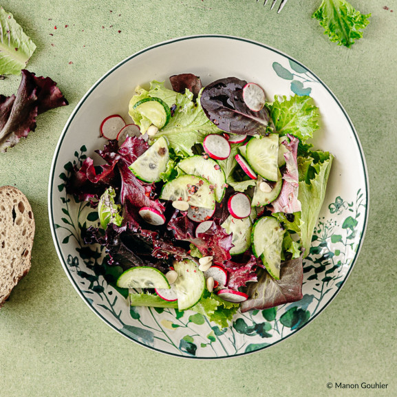 Oxalis - Coffret 6 assiettes salade et pâtes