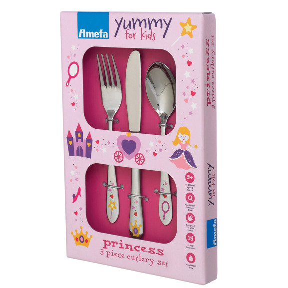 Princess - Service 3 couverts enfants