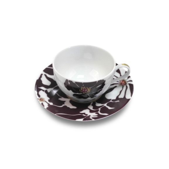 Envie La Nuit - 6 tasses et soucoupes café