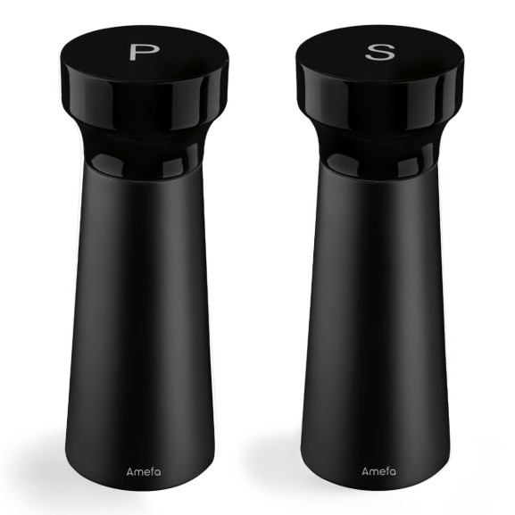 Fanny Noir - Duo de moulins poivre & sel naturel