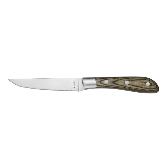 Achille Bois de pakka - Coffret de 4 couteaux steak