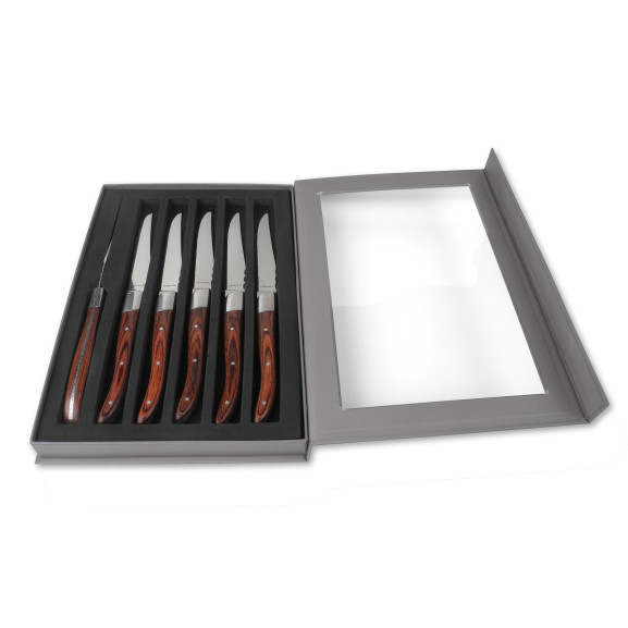Royal Steak - Coffret 6 couteaux steak Bois
