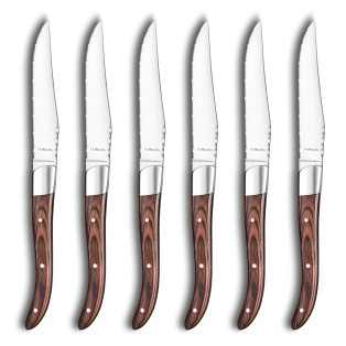 Royal Steak - Coffret 6 couteaux steak Bois