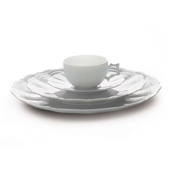 Corail Blanc - Coffret 3 assiettes de présentation