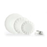 Corail Blanc - Coffret 3 assiettes de présentation
