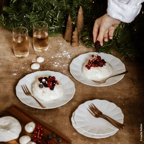 Corail Blanc - Assiette à pain 15.5 cm (lot de 6)