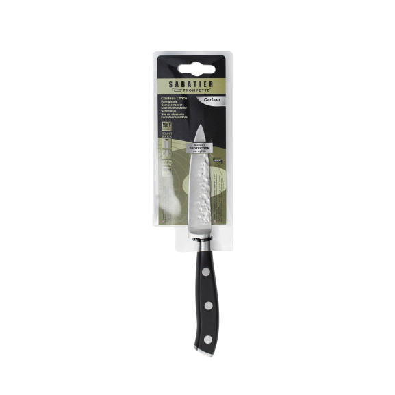 Carbon - Cuchillo de pelar 9 cm con protección