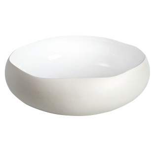 Oslo Blanc - Coupe 34 x 34 x 11.5 cm