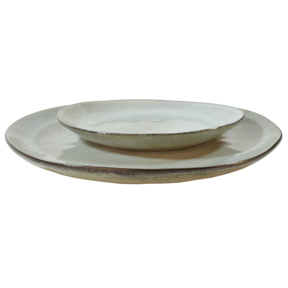 Nori Vert - Assiette plate 28 cm (lot de 6)
