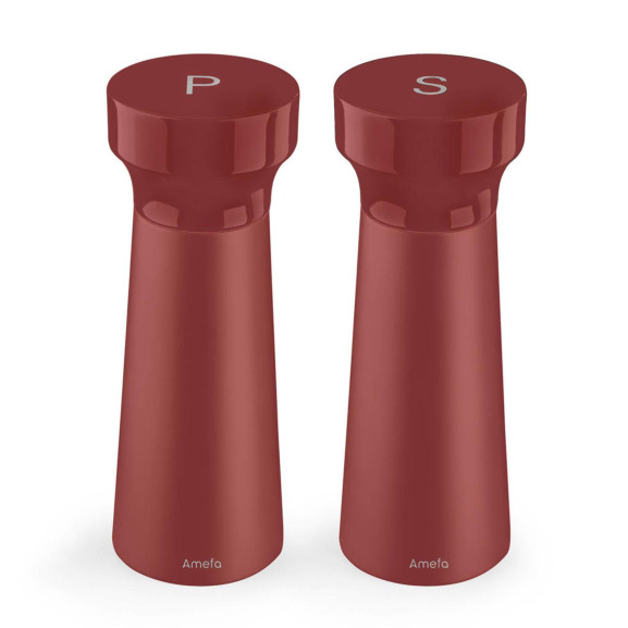 Fanny Terracotta - Duo de moulins poivre & sel naturel