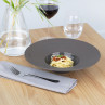 Aventure Gris - 6 assiettes à pâtes 28cm