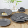 Aventure Gris -6 assiettes plates 27.5cm