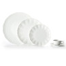 Corail Blanc - Assiette creuse 19 cm (lot de 6)