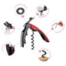 Tire-bouchon double levier high tech Rouge