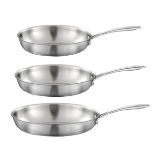 Lot de 3 poêles 24-28-32cm