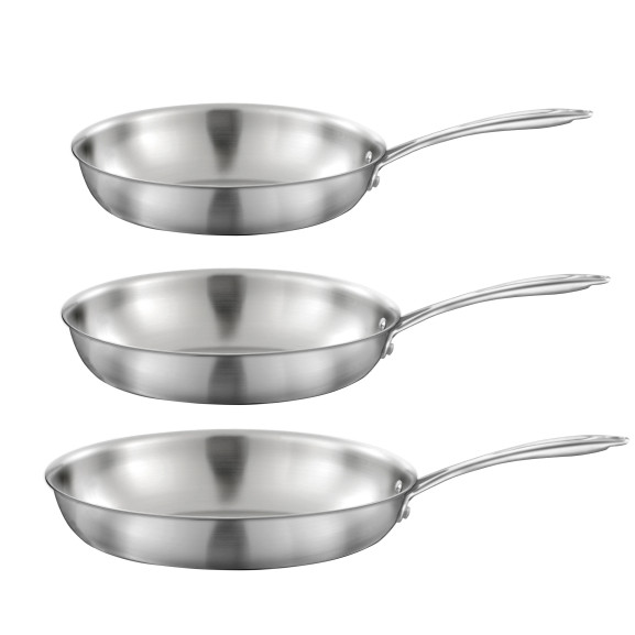 Lot de 3 poêles 24-28-32cm